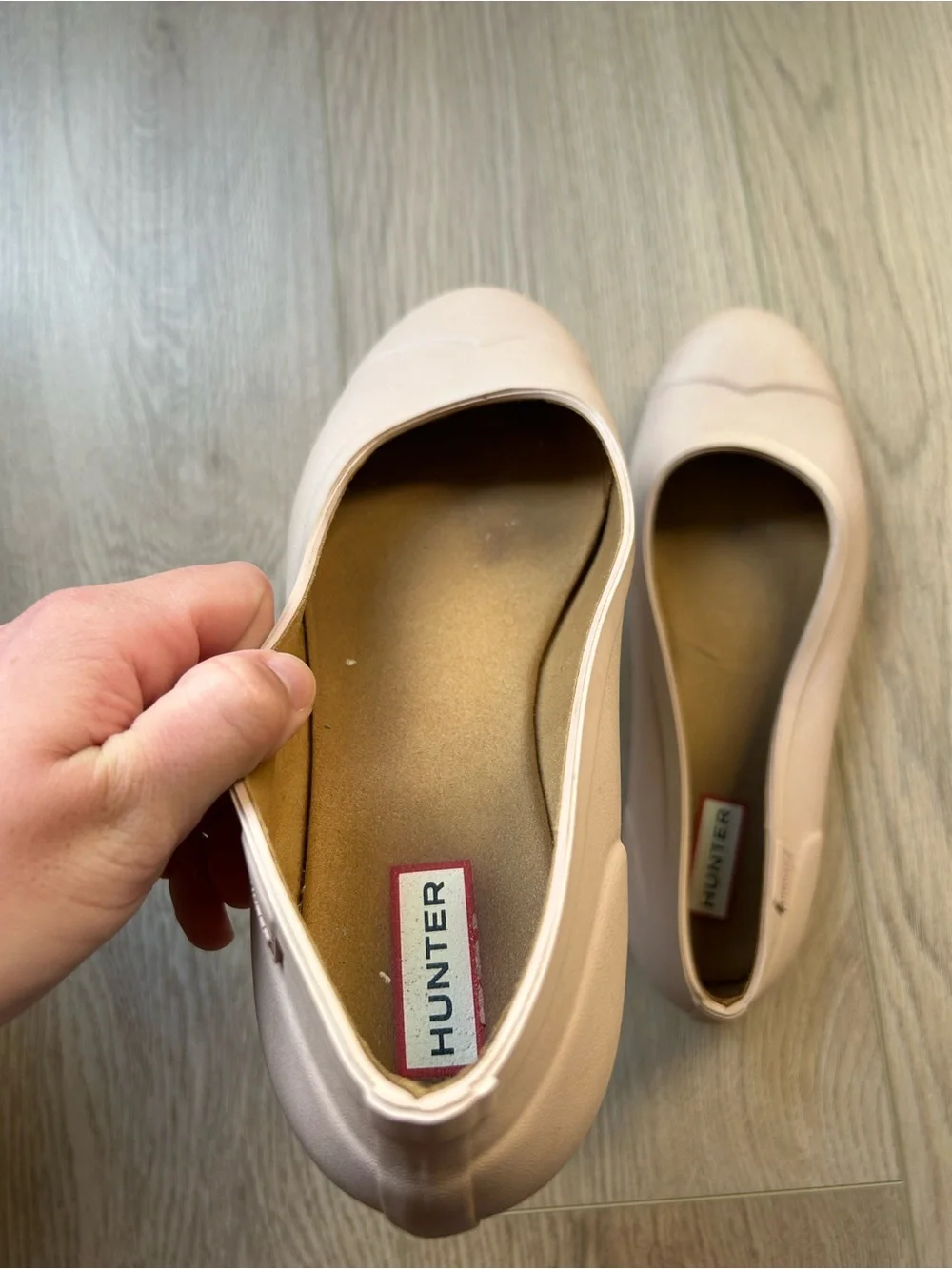 Hunter Women's Ballet Flats in Light Pink